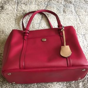 ⭐️Authentic ⭐️ coach red tote bag‼️